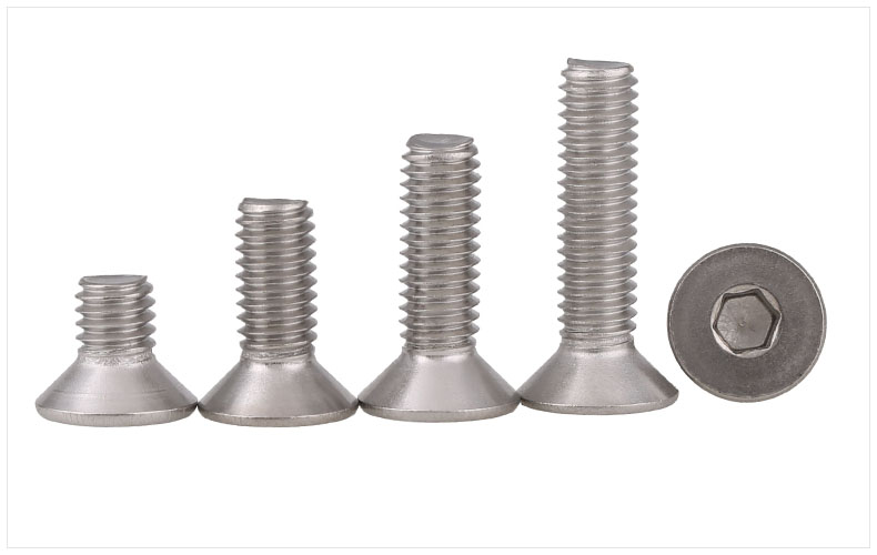 304不銹鋼平頭螺絲沉頭內六角螺絲釘2 304不銹鋼平頭螺絲沉頭內六角螺絲釘2