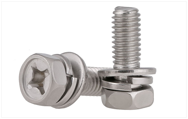 十字凹穴六角組合螺釘 十字凹穴六角組合螺釘