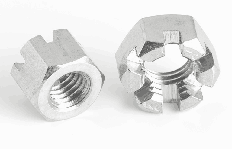 304不銹鋼六角開槽螺母 槽型螺帽5 304不銹鋼六角開槽螺母 槽型螺帽5