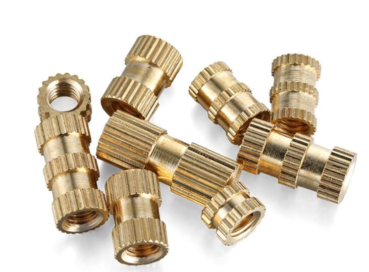 銅花螺母注塑滾花螺母3 銅花螺母注塑滾花螺母3