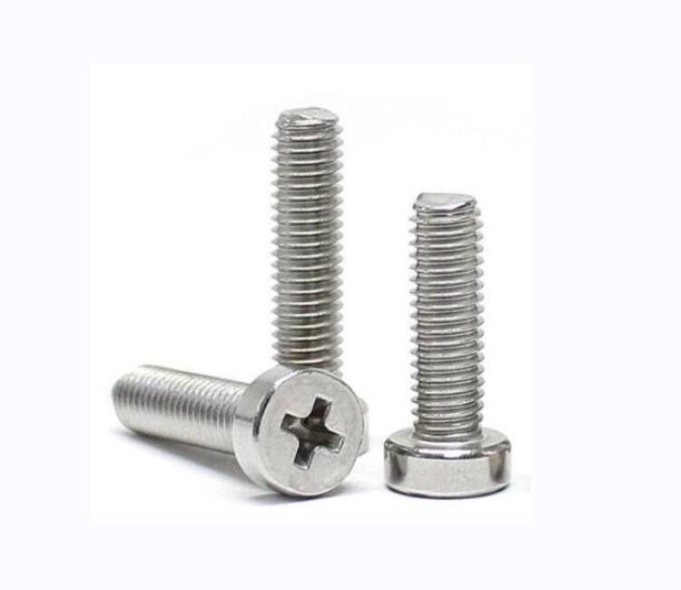 304不銹鋼十字圓柱頭機螺釘GB822