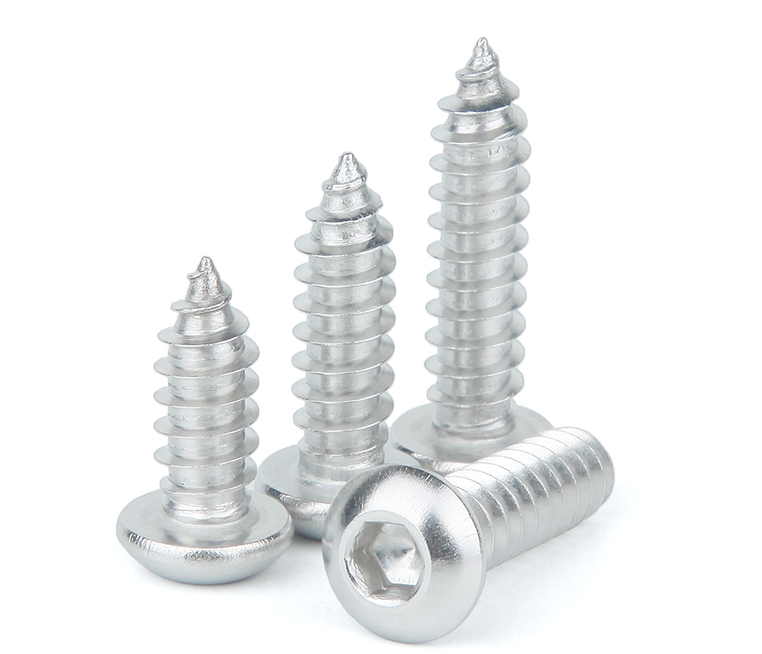 304不銹鋼圓頭內(nèi)六角自攻螺絲4 304不銹鋼圓頭內(nèi)六角自攻螺絲4